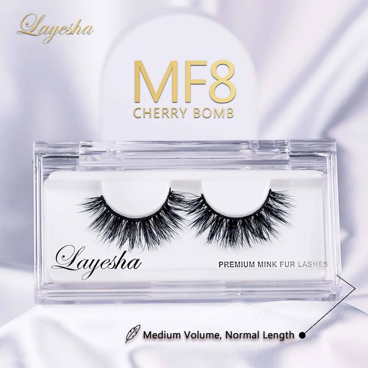 MF 8 CHERRY BOMB 3D Mink Fur Lashes