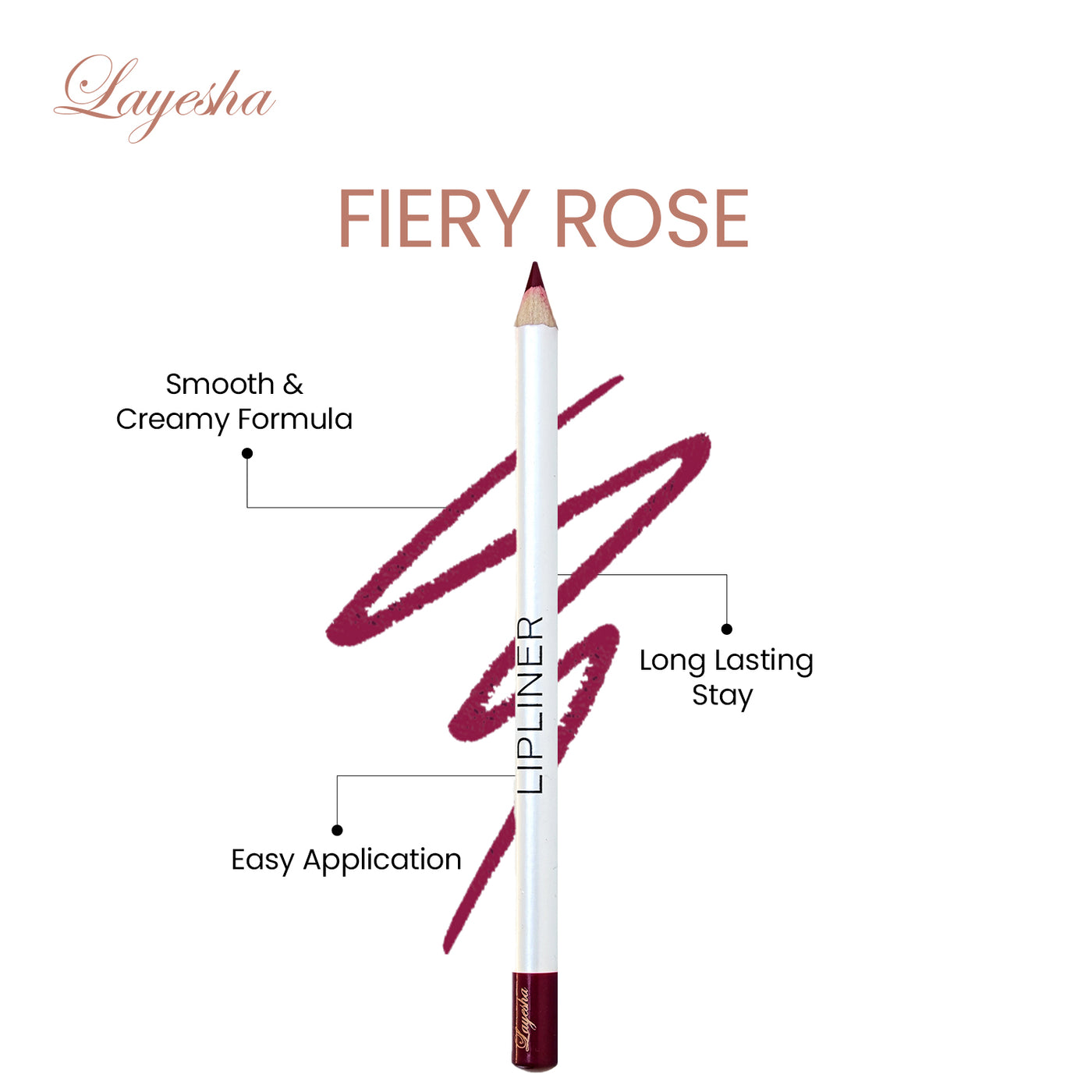 Layesha Fiery Rose Lip liner
