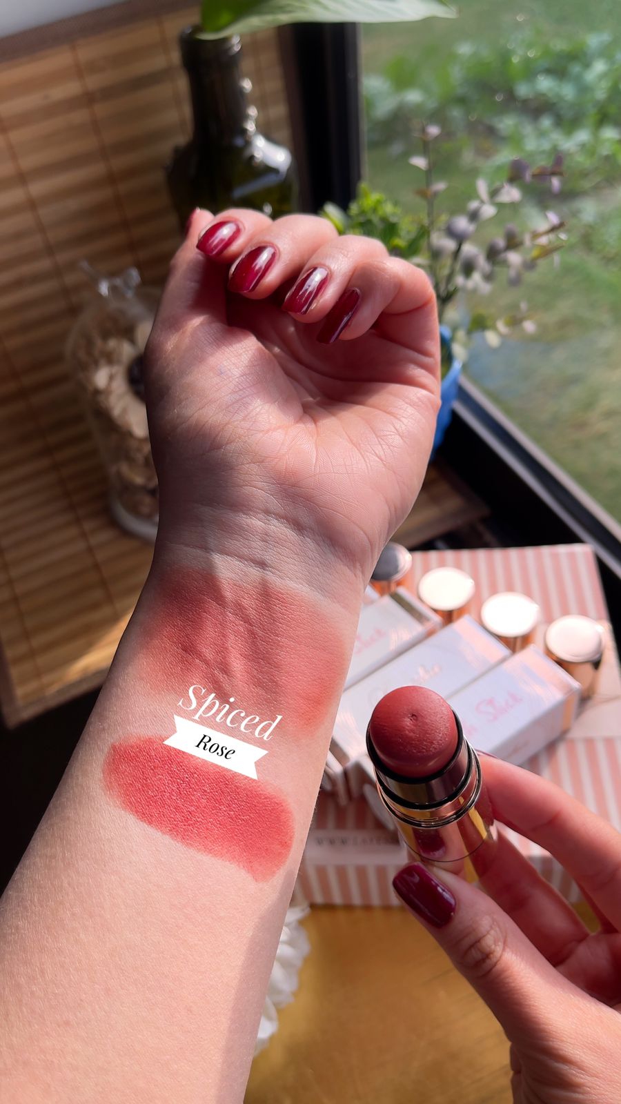 Spiced Rose Blush Stick
